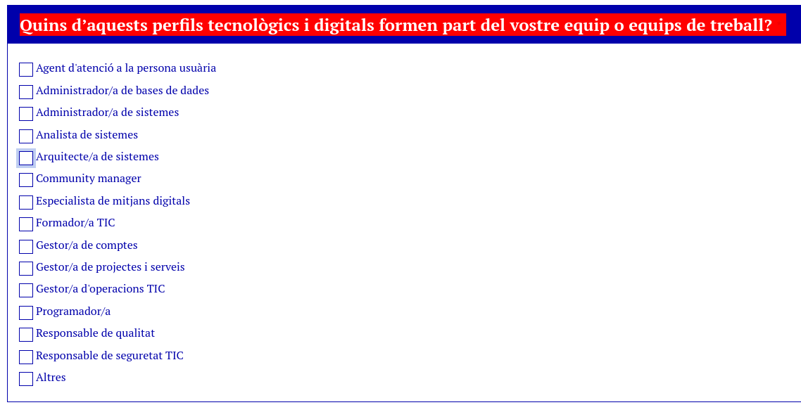 3. No aconsegueixo seguir amb el formulari al següent bloc