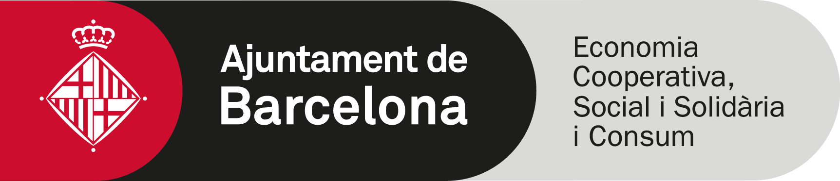 Logo Ajuntament de Barcelona, Economia Cooperativa, Social i Solidària i Consum